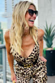 Super cute style! Took off the waist tie belt and added my own leather one to enhance my waistline. Super cute! - Donna T.