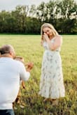 Love this dress. Flattering, gorgeous, comfortable. Adjustable tie straps are a huge plus.
Bonus points because I got engaged while wearing it - Kelsey B.