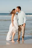 I bought this dress for my engagement pictures and it was perfect! It was light and blew in the wind. :) - Courtney H.