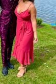 Wore this to two weddings and loved it! Easy to dance in and I received many compliments! - Jessica C.