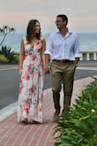 Bought this for engagement photos. The dress is gorgeous! I felt amazing in it. It was quite long (even the XS) so I got it hemmed. Also, the top fit a little big around the shoulders, but I taped it and things worked out fine. The waste is a little tight but definitely worth it for how pretty it is. - Hannah W.