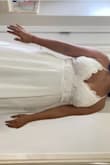 I am in love with this dress. I am using it as my reception dress for my wedding. I did have to have it altered due to me being so short but I would do it again 1000000 times to feel this beautiful in a dress again. - Casey P.