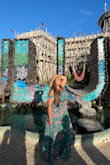 The skirt was a little too long for me so I had to pull it all the way up and made it look like a one piece dress. I wore this on my trip to Tulum and received many compliments. - Lissete T.
