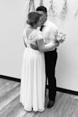 I bought this dress for my daughters ceremony. I was skeptical at first but was amazed at the quality of the fabric. It was definitely a little long which was stated in other reviews. But after a few alterations, it was perfect. Absolutely worth the money. Would definitely recommend and buy from here again! - Carmen H.