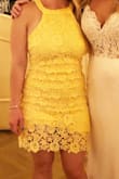 I love the dress. It's so cute and fits perfectly. I was on the fence about small or medium, but the small was perfect. It came quickly too and got here just in time for a wedding! I might buy more colors! - Jacquelyn C.