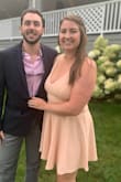 The material is good quality and the fit was flattering! I have larger shoulders and bust, and not much of a waist but this still fit true to size. I'm on the taller side so it was a tad short but that is typical for me when I am dress shopping. - Courtney L.