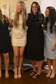 I love this dress! I wore it for my bridal shower and got so many compliments. I am tall so I was nervous of the length but it fit well. The stitching and sequence make the dress look more expensive and I felt so good wearing it that I didn't want to take it off! - Megan M.