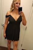 Fit well.  Ordered a 1X and had to return it for an XL. I often order up in sizes but didn't need to for this! I had to add a small stich in the armpit, there was a little extra fabric. A little short but I am 6' so most things are a little short. Comfortable and made well - Kerry J.