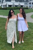 Perfect dress to feel chic and effortless. Wore on date night to French bistro and a fancy lunch with girlfriends and felt like I dressed perfectly for the occasion. Fabric is super light weight, straps adjustable ties, and slit to just the right spot. A little low/long on us shorties but I still think it looks great! - Laura R.
