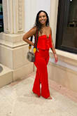 This jumpsuit hugs your body perfectly & the length is just right. I felt super sexy in this outfit on my birthday! - Judith M.