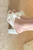I just love these shoes.  So far super comfy.  I bought them in a 7 and 7.5 and the 7 fit perfect.  Cant wait to wear them to all the bridal things!  I even purchased the rose gold color too.  Perfect dupes for the expensive shoes! - Erin F.
