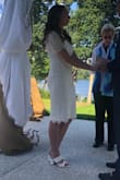 It fit perfectly - like a glove and it was so comfortable!
I wore it for a small, backyard wedding that we organized in lieu of a big wedding due to COVID and it was so beautiful. - Megan G.