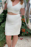I loved this set! I wore it on my bachelorette and got so many compliments! It was so comfortable. I can't wait to wear the pieces separately again! The skirt is not very forgiving though so keep that in mind in you have any belly area self consciousness. - Hannah R.