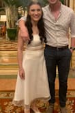 I am obsessed with this top (and matching skirt) that I wore from my bridal shower! I got so many compliments on it and it made me feel fabulous and so excited for my big day! It fit perfectly!! - Lexi M.
