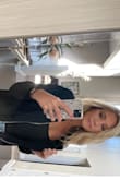 This jacket is a great buy for Fall on colder nights. It is a thin material but very flattering. I will be getting a lot of use out of this! - Alison B.