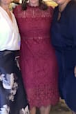 I love this dress! I bought it for a wedding in June and then got it in another color for my brothers wedding this past weekend! It's super comfortable, flattering, and sexy! I'm very, very broad and always have trouble finding something to comfortably fit my shoulders. This is a MUST have!!! - Riley N.