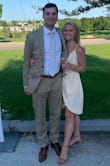 At first I was nervous it would be too white/light to wear to a wedding but it's definitely more BEIGE/YELLOW! I was in-between Small vs Medium but VERY happy I went with the Medium. Once on, you can tell the dress is meant to have a little breathing room & sway, which made it extra flattering no matter the body type. The length was perfect for a summer outing and the front layering was comfortable and sat at the ideal spot on my chest! - Jennifer H.