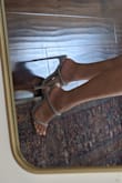 I have mixed feeling about this one...

Pros: Hot AF, gives u that delicate sexy look, goes with everything, great price.

Cons: uncomfortable, kinda difficult to walk in, kinda difficult to keep on your feet bc of those delicate sexy thin straps.

I wear them with Vivian Lou insoles to help remove the pressure from the balls of my feet which helped a lot. Kinda hold onto ppl on tile floors. Overall rating was based on the discomfort. - Zsaleh R.