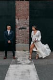 This dress was the most amazing decision for my wedding dress! Fell perfectly on my curves. I felt absolutely gorgeous! - Jonise B.