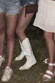 I'm absolutely obsessed with these boots! Not only are they super comfy to walk and stand in, but they elevate every look. They pair nicely with a casual or nicer outfit, and are truly a pure white color which makes it easy to match. I highly recommend getting these bad boys while they're in stock! 1000/10. - Katy H.