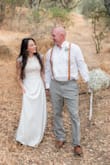 The material was thick and didn't feel cheap at all.  I did have to have it hemmed 2 inches and that cost $60 so expect to pay extra for alterations. I felt very confident in this dress and highly recommend it if this is the simple look you're going for. - Elizabeth A.