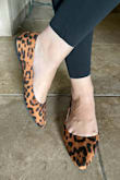 These are super cute and look great on outfits, however, I ordered a half size bigger. I am a 7-7 1/2 and after reading reviews I decided to order half size bigger: size 8. Although they fit great I do feel they are still a tiny bit tight. But they are fine. - Aurora G.
