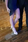 I am obsessed with these heels. I absolutely love the block heel and just the overall look of them. They are a smidge large so when I walked after a while my big toe got sore, but overall I absolutely love them! - Rachel S.