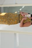 This dress is so lovely. It is requiring a lot of tailoring (too big on top) but it is worth it. It is also too long but perhaps I can find a really high sandal to avoid shortening. Also once the shoulders are taken up the length may be better - Jill S.