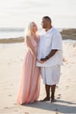 I used this dress for engagement photos on the beach. It was PERFECT. Flowy, lightweight, elegant, just flawless. I felt like a princess.
Lots of length, beautiful color, and great quality!! it held up even after hours shooting pictures in the ocean and then being stuffed in a suitcase and flown home without washing.
Fitting tips- The small fit PERFECTLY for my height and weight but was about an inch too tight on my ribs where the zipper is, and is it not stretchy! I had to return it and get a medium. So if you are more than a 34" bra, as I am a 36", the small might be too tight around the rib cage. The upper straps are on the longer side from the zipper to the top of your shoulders, and busty, so if you are shorter/ less busty in the upper body they might be a bit loose. But Nothing some tape or alterations won't fix. This dress has plenty of length to it as well, I am super tall and I could still wear 6" heels with this dress. 
Overall just an amazing dress and I want one in every color! - Erica D.