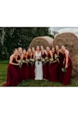 I love love love this dress! I wore it for my cousins wedding this September and it was absolutely gorgeous. The adjustable straps allowed for a perfect fit - I didn't even need any alterations! Overall, I was very pleased with this dress and I know the other bridesmaids in the wedding were as well. - JESSICA J.