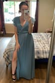 Absolutely love the color! Super lightweight and comfortable too.

Cons:
I had the waist taken in about 3 inches and the bust runs way too big for my small chest. - Cheyenne T.
