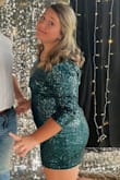 This dress was absolutely GORGEOUS! I wore it to homecoming and it was just amazing. It is a little short especially if you're curvier. But besides that it fit me perfectly! - Emma M.