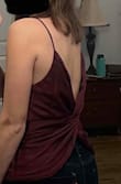 Love the top- a little loose in the back but overall fits perfect. - Kristin C.