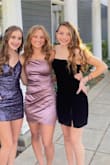 We purchased the black velvet dress and another dress from Lulus for my daughters first Homecoming. When this dress arrived, my daughter was in love! The XS fit her body perfectly! Because she is petite, the cute rhinestone straps had to be altered as they were too long and kept falling down, and she wanted the dress one inch shorter. But those were quick and easy overnight alterations. She received so many compliments and felt beautiful in the dress. And returning the other dress was so easy! We will definitely be return customers! I've already told other friends about our awesome Lulus purchases and experience. - Farrah W.
