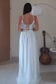 I bought this dress for our intimate wedding in Paphos and it is just perfect. It is really comfortable and fits perfectly. Can't wait to wear it on our wedding day. :) - Lior S.