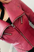Beautiful jacket, exactly like the picture. Is tight, but I love it so much that I will keep it.  A size small would be the perfect size if you have similar measurements like me. I also love the camel color. That will be my next one in small as soon as is restock. Thanks Lulus team!!! - Ingrid A.