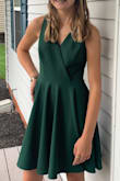 The material was made so well even lined. Zipper in back is strong also. Very happy with this dress definitely will shop here again. - Karen