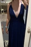 Bought this for a fall black tie wedding in New York later this year! The neckline is really low so I'm taking it to get altered other than that it fits perfectly! - Sophia M.