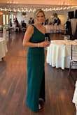 I wore this dress to my nephews wedding. I was looking for something elegant & classy. It fit comfortably and the color is beautiful. I received a lot of compliments! - Melissa P.