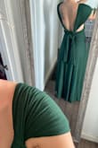 Got this for a wedding coming in December and it is thick, double layers and super soft/comfy. The straps are awesome and looking forward to having multiple ways to wear it so that I can have it for more weddings down the road. Also not too long which I'm is usually a problem with these online purchases. - Molly S.