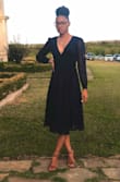 Absolutely loved it!!! A little difficult to wrap (it's a lot of strings) but this is an elegant and timeless dress!! Highly recommend. - Victoria H.
