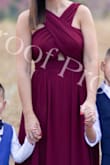I'm usually S/M, on the smaller side for flowy dresses, and could have sized down to XS. Still wore the small and loved it. Extra-long length too! - Alisa R.