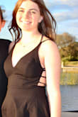 I loved the extra coverage in the chest so I did not have to use sticky boobs. The dress had a stretch, which made it so comfortable. - Laura M.