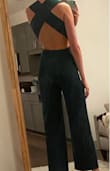 Wore this to an October wedding and everyone was obsessed with it. Got so many compliments on the back and was told I looked like a sexy Gumbi :) I have a long torso and it fit me well. I am 6'4 and the bottom hit right at my ankles which is better than usual! - Kellyn S.