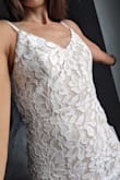 I loved the top 2/3 of the dress, but where the skirt starts did not lay well on my thighs and was not flattering, might be because I have thick thighs or maybe I needed to size up? Definitely makes the booty pop though.
The lace is pretty and the top fit well. - Katie R.
