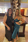 This dress was a true showstopper! I actually had people stopping me to ask me where I got my dress from. It was the perfect addition to my birthday weekend! The color is magnificent. This dress is the perfect mixture of classy and sexy. Wearing this I did not feel 52 at all! - Sharon