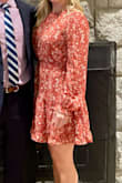 Love this dress! It's short, but not too short to make you feel uncomfortable. Very flattering with the cinched waist. - Kristin L.