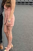I wore this dress for my white coat ceremony for medical school. Super cute. Not too short. Fit really well! - Maria M.