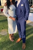 Wore the dress for a small backyard reception. I felt so good in the dress and got a ton of compliments. I had the sleeves altered for a 3/4 sleeve look. - Maria A.