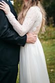 Wore this for my wedding! Absolutely love it! I had to hem the bottom a bit and added cups but it was perfect! - Devin B.